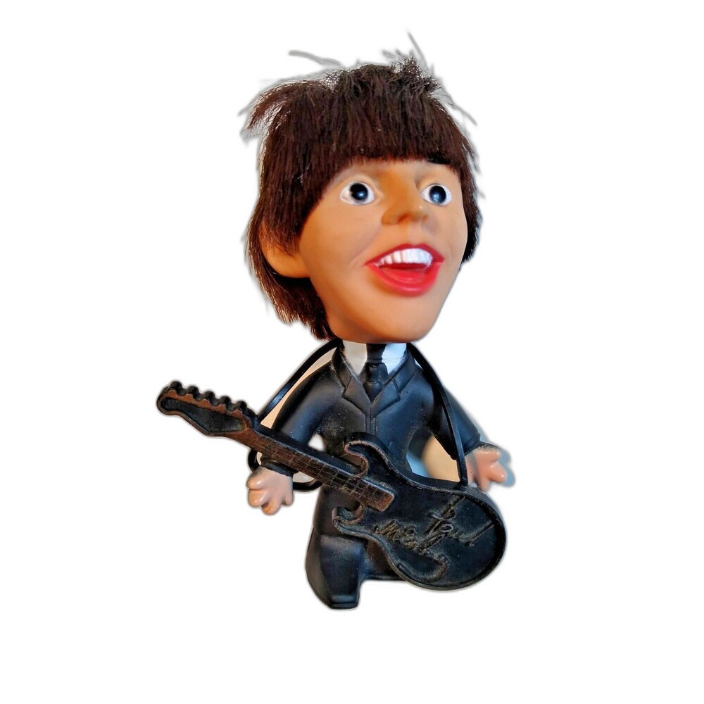 Paul McCartney The Beatles Soft Body Remco Doll Original Guitar Nems 1964